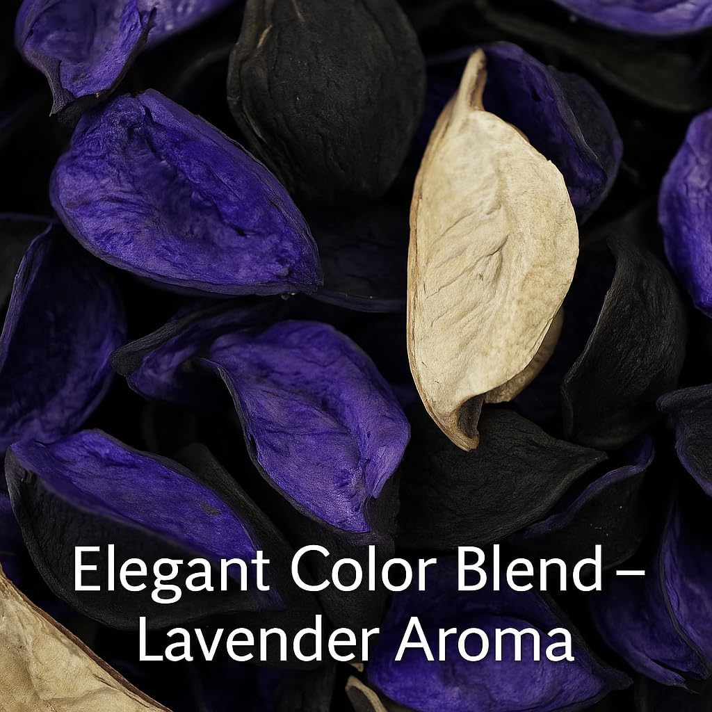 Lavender Potpourri – 2 Large Bags (8.4 oz Total) – Dried Petals for Bowl or Vase Filler, Long-Lasting Fragrance for Home, Gift, or Office