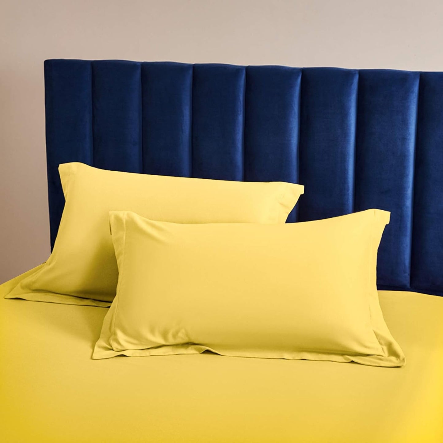 NTBAY Cotton 26x26 Euro Sham Covers - 500 Thread Count Egyptian Cotton Euro Pillow Covers, 2 Pack Super Soft and Breathable 26x26 Pillow Covers, Square Pillow Cases, White