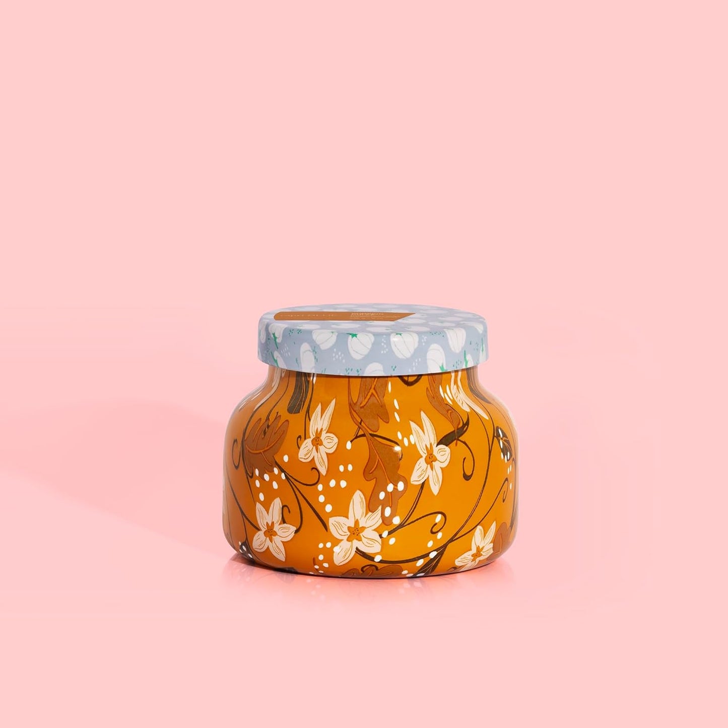 Capri Blue Volcano Candle - Pattern Play Holiday Candle - Petite Glass Jar Candle - Scented Candles with Notes of Tropical Fruits & Sugared Citrus - Decorative Gift (8 oz)