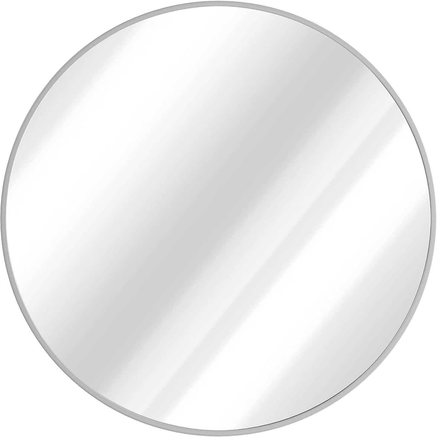 Gold Circle Wall Mirror 24 Inch Round Wall Mirror for Entryways, Washrooms, Living Rooms and More (Gold, 24")