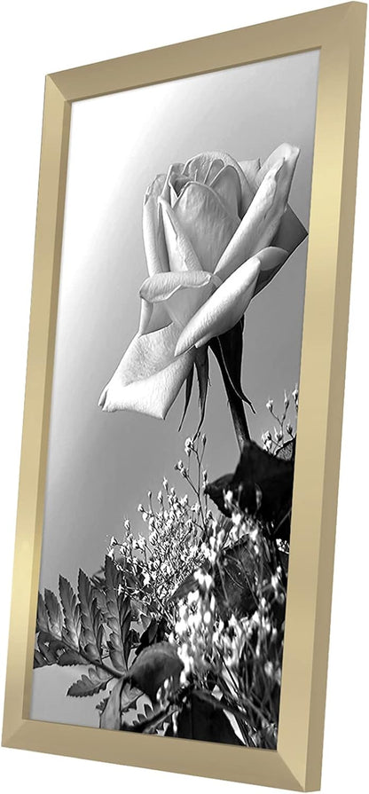 Americanflat 16x20 Picture Frame with Polished Plexiglass - Black Picture Frame - Wide Photo Frames Made of Engineered Wood for Vertical or Horizontal Wall Display - Epic Collection - Black - Colors B