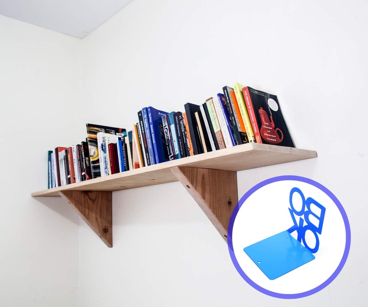 Book Ends,BookEnds Supports for Bookrack Desk,Bookend are Used for Books, Unique Appearance Design,Heavy Duty