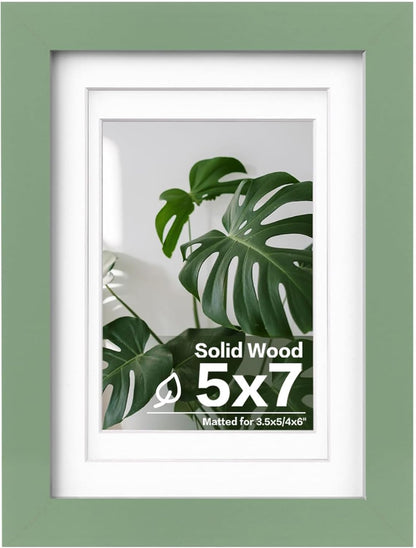 Egofine 12x16 Picture Frame Black, Covered by Plexiglass Made of Solid Wood, Display Pictures 9x12 and 11x14 with Mat or 12x16 Without Mat, for Wall Mounting Photo Frame - Colors A