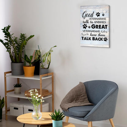 Inspirational Farmhouse Canvas Print Wall Art Decor One Small Positive Thought in the Morning Can Change Your Whole Day Sign Painting Plaque Rustic Home Decoration (8 X 8 Inches, Framed)