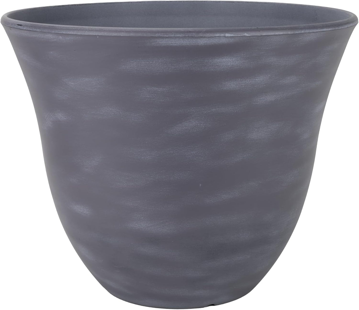 Classic Home and Garden Honeysuckle Resin Planters - Lightweight Indoor & Outdoor Plant Pots - UV-Resistant Plastic Flower Pots - Pot Planters for Flowers & Herbs (15" Distressed Copper)