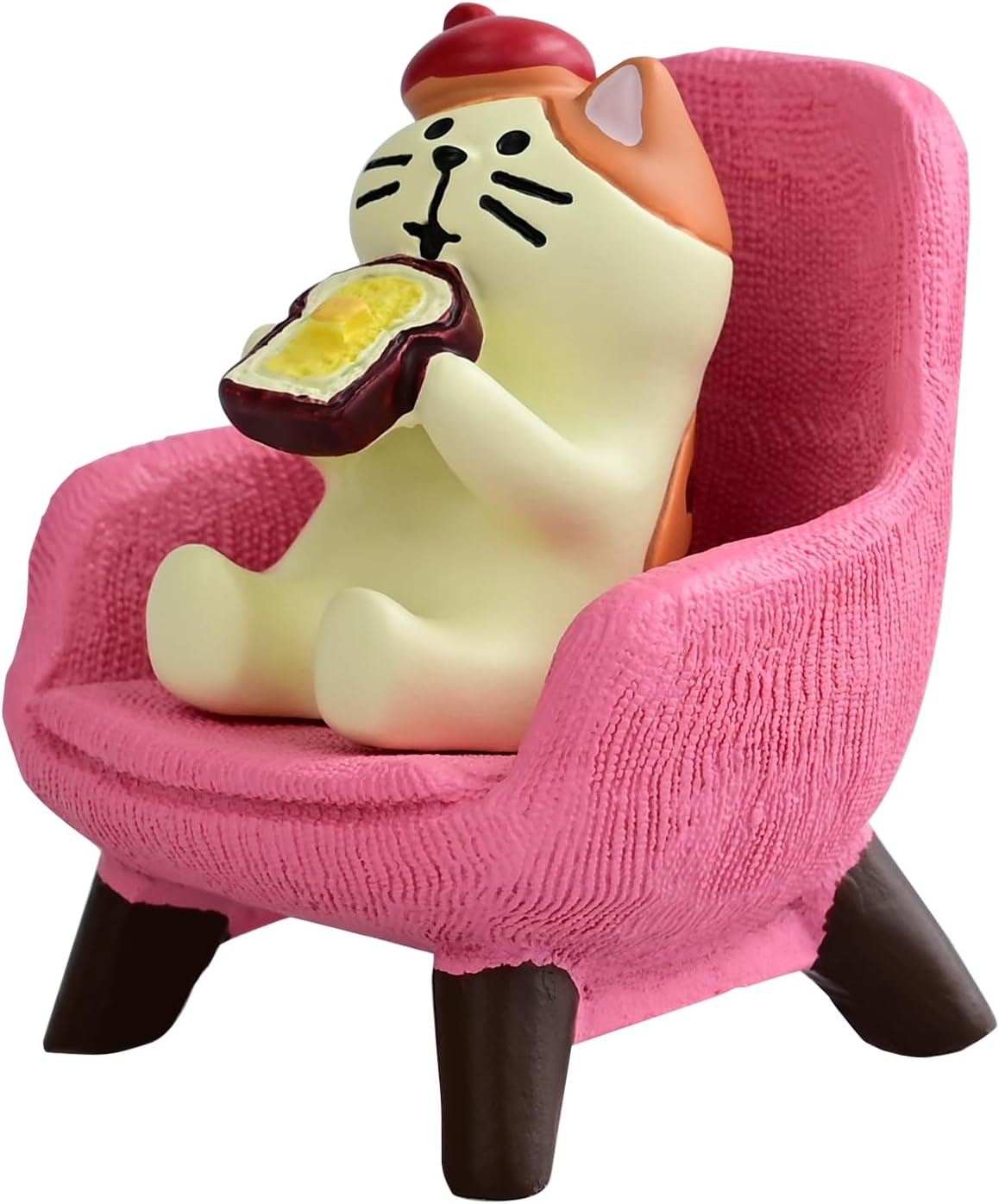 Mevodeata Cute Mini Frog Figurine with Small Sofa Resin Figure for Office Home Decor for Frog Lovers (Rocking Chair)