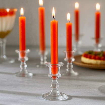 12-Pack Olive Green Taper Candles, 10 Inch Unscented Dripless Candlesticks, Long-Lasting Burn Time of 7-8 Hours, Perfect for Christmas Home Décor Spring and St. Patrick's Day
