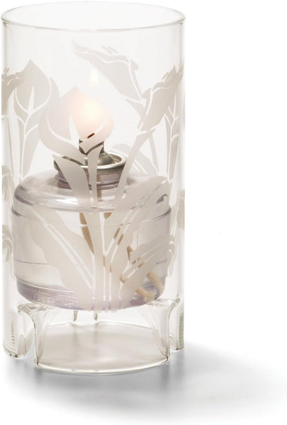 Hollowick Disposable Liquid Candles, 8 Hour, for Use in Glass Votive Tealight Lamp Holders, Restaurant Wedding Table Top Lights, Child Resistant Closures, 90 Pieces, Clear Fuel Oil HD8-90