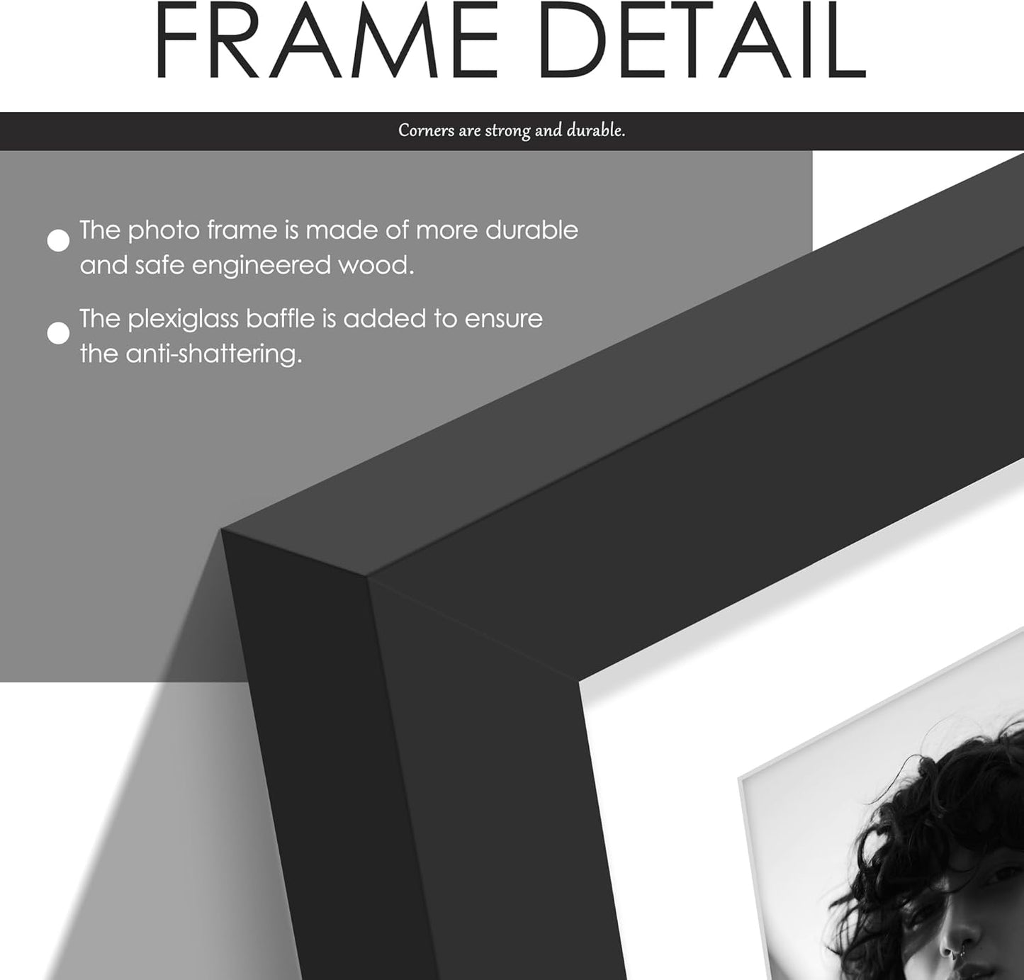 DUENPY 14x26 Collage Picture Frame 4x6 Collage Picture Frame Displays Twelve 4x6 inch Photos Available Horizontal Wall Mounting Display and Vertical Black - Colors A