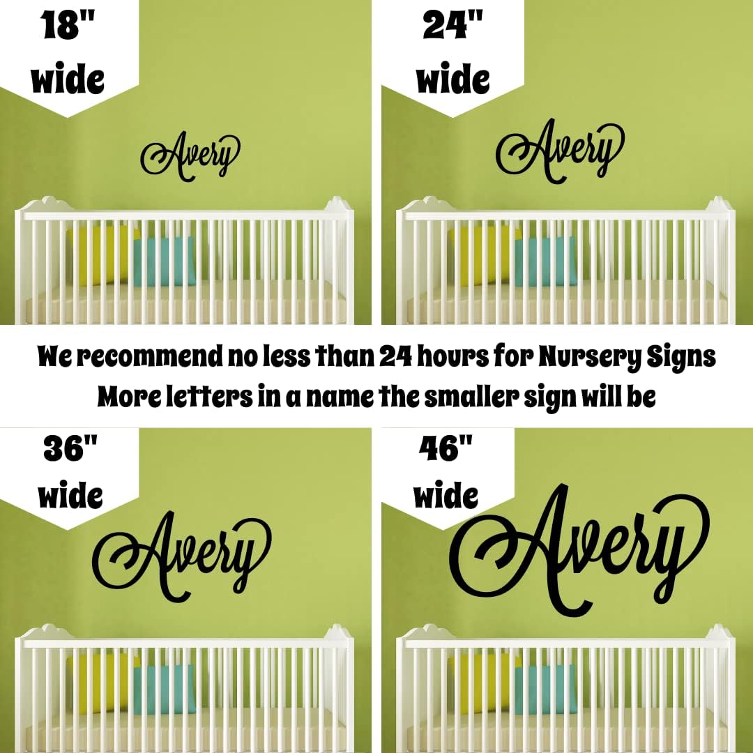 Personalized Custom Wood Name Sign, Nursery Name Signs, Family Wooden Baby Name Signs, Choice of Size & Fonts!