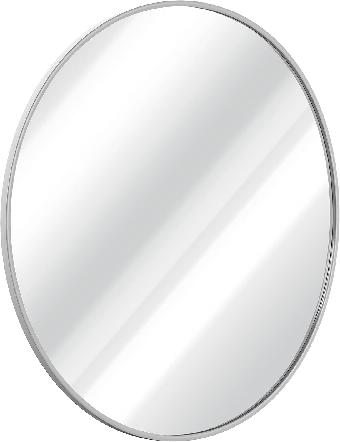 Gold Circle Wall Mirror 24 Inch Round Wall Mirror for Entryways, Washrooms, Living Rooms and More (Gold, 24")