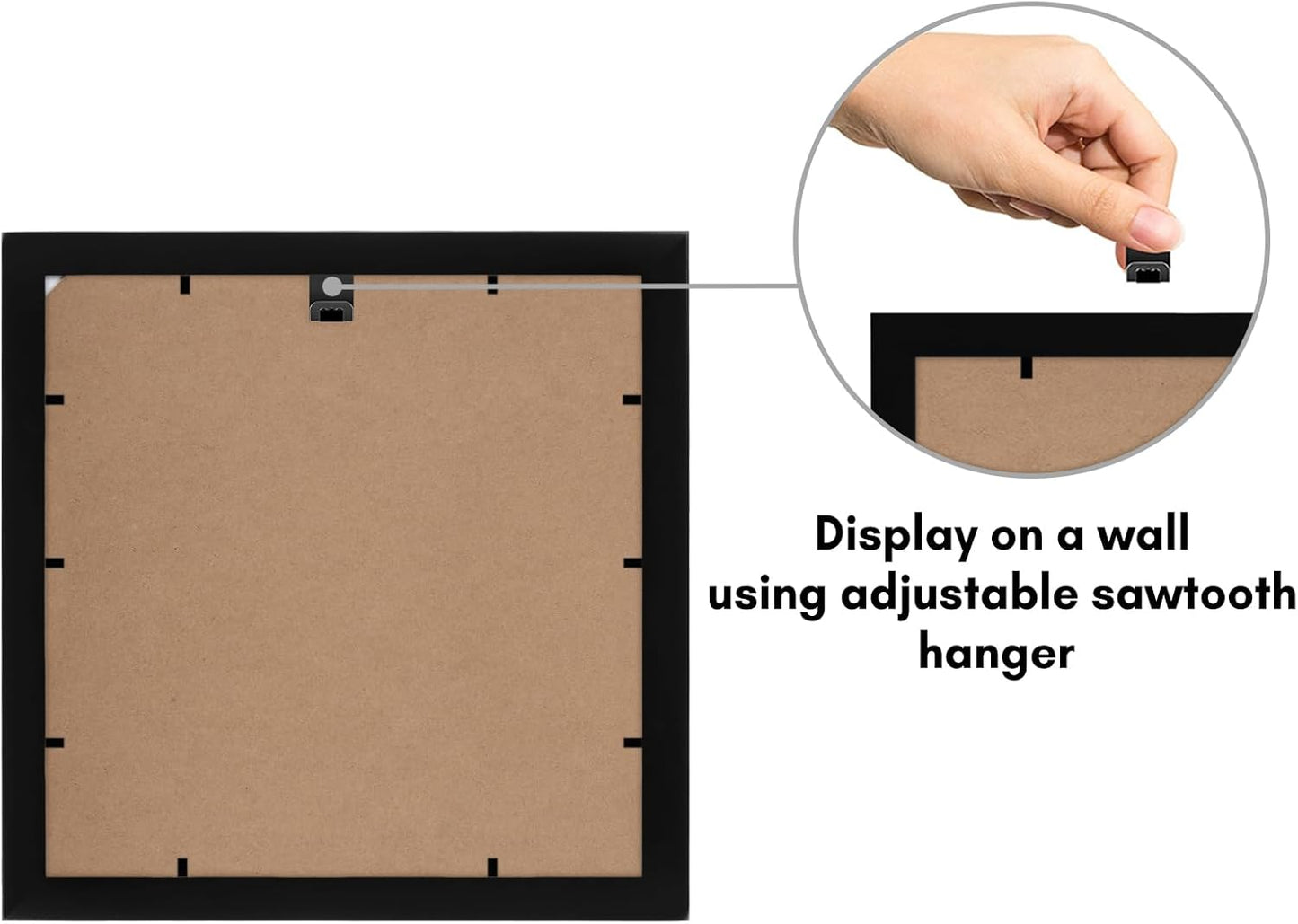 Americanflat 12x18 Poster Frame with Shatter-Resistant Glass - Signature Collection - Gallery-Style Frames Made of Engineered Wood - Photo Frame for Wall Display - Black - Colors C