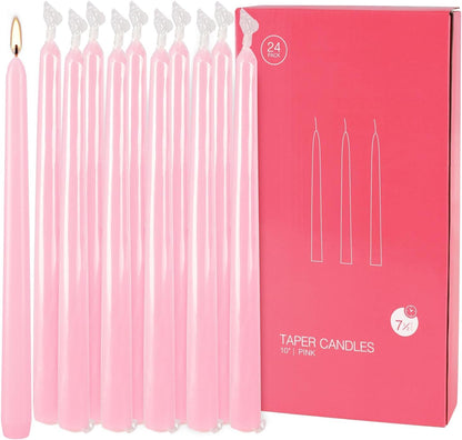 YOROXRG 40 Pack Spell Chime Candles-4 Inch Multi-Colored Taper Candles Sticks-for Home Decor Kitchen Decor Wedding Decoration-10 Colours