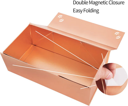 Pink Gift Box 10" x 6" x 3" with Magnetic Closure Lid Gift Boxe for Presents,Bridesmaid Gifts Boxes,Cute Box,Birthday Gift box,Luxury for Gift Packaging, Magnetic Gift Boxe for Wrapping Gifts (Pink)