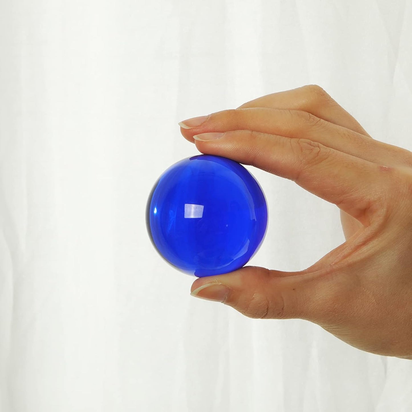 LONGWIN 50mm(2 inch) K9 Photography Solid Crystal Glass Ball Sphere with Free Stand Suncatcher (Clear)