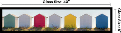 Americanflat 12x18 Poster Frame with Shatter-Resistant Glass - Signature Collection - Gallery-Style Frames Made of Engineered Wood - Photo Frame for Wall Display - Black - Colors A