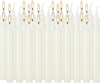 YOROXRG 40 Pack Spell Chime Candles-4 Inch Multi-Colored Taper Candles Sticks-for Home Decor Kitchen Decor Wedding Decoration-10 Colours