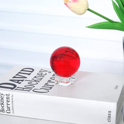 LONGWIN 50mm(2 inch) K9 Photography Solid Crystal Glass Ball Sphere with Free Stand Suncatcher (Clear)