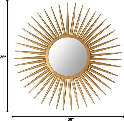 Safavieh Home Collection Sun Flair Mirror, Gold