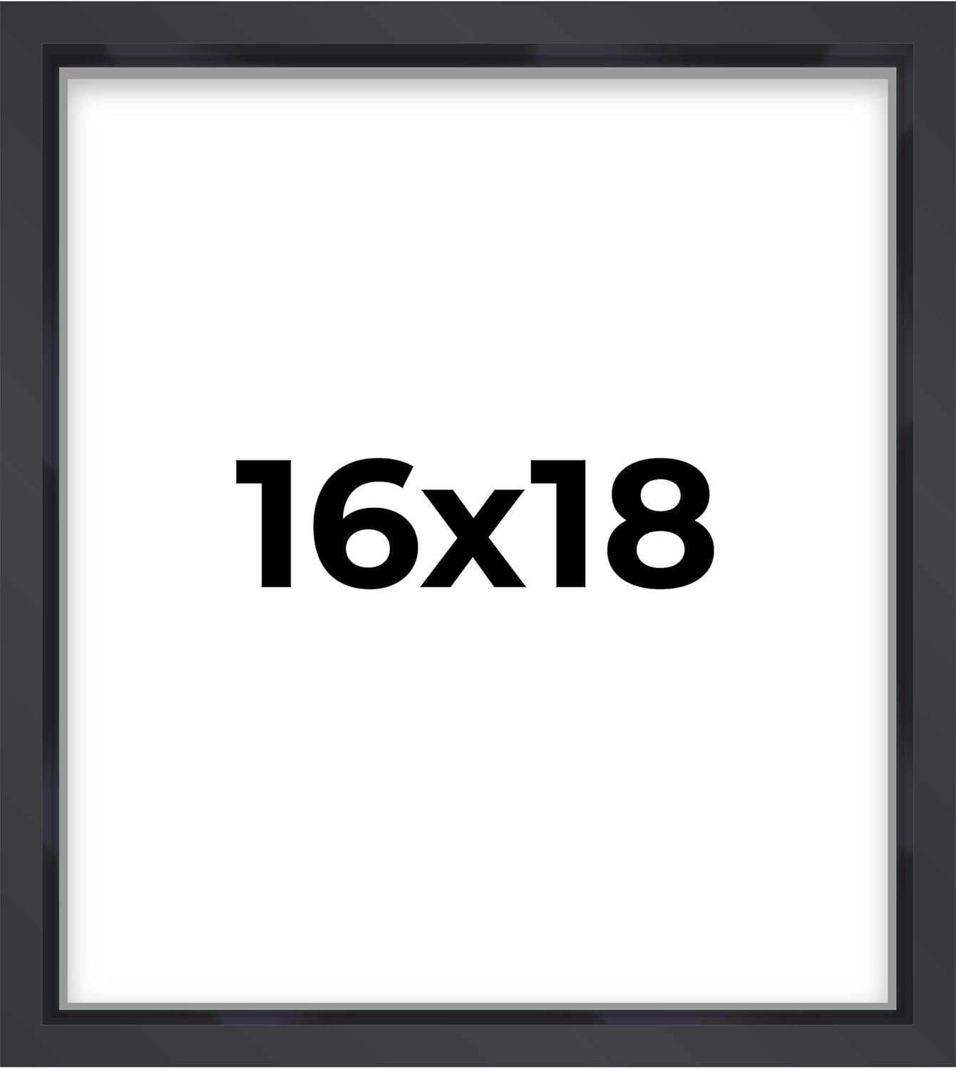 14x14 Shadow Box Black | 3/4" Depth of Usable Space | Solid Wood Pine | Includes UV Resistant Acrylic Plexiglass, Acid-Free Backing & Hanging Hardware | Made to Order in USA - Colors A