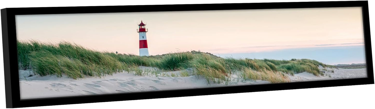 Americanflat 12x18 Poster Frame with Shatter-Resistant Glass - Signature Collection - Gallery-Style Frames Made of Engineered Wood - Photo Frame for Wall Display - Black - Colors B