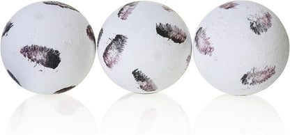 Set of 6 Decorative Orbs for Bowls and Vases - Circle Pattern - Resin Round Sphere Balls for Living, Dining Room Coffee Table Centerpiece Home Decor
