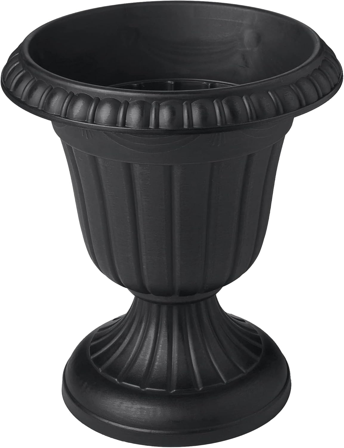 Arcadia Garden Products PL10CP Classic Traditional Plastic Urn Planter Indoor/Outdoor, 15" x 13", Brushed Copper