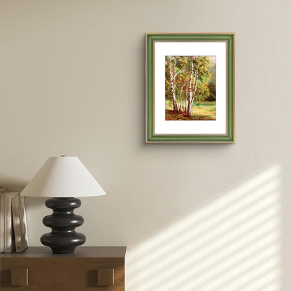 Golden State Art, 11x14 Photo Frame with Mat for Pictures 8x10 and Real Glass (Dark Gold Brown & Bronze Pewter Panel with White Color Mat, 1.25 Inch Frame Border)
