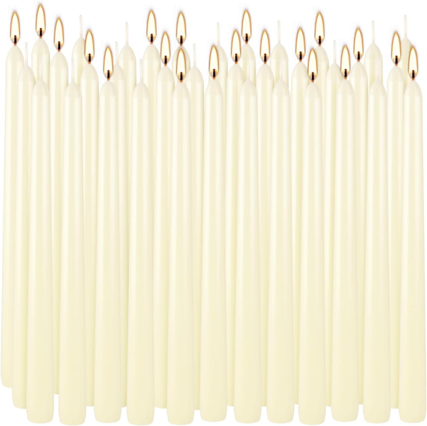 YOROXRG 40 Pack Spell Chime Candles-4 Inch Multi-Colored Taper Candles Sticks-for Home Decor Kitchen Decor Wedding Decoration-10 Colours