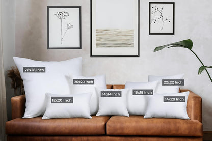 Utopia Bedding Throw Pillows (Set of 4, White) – 18 x 18 Inches Down Alternative Pillows for Bed, Sofa, and Couch - Fluffy Decorative Stuffer Pillow for Indoors & Outdoors
