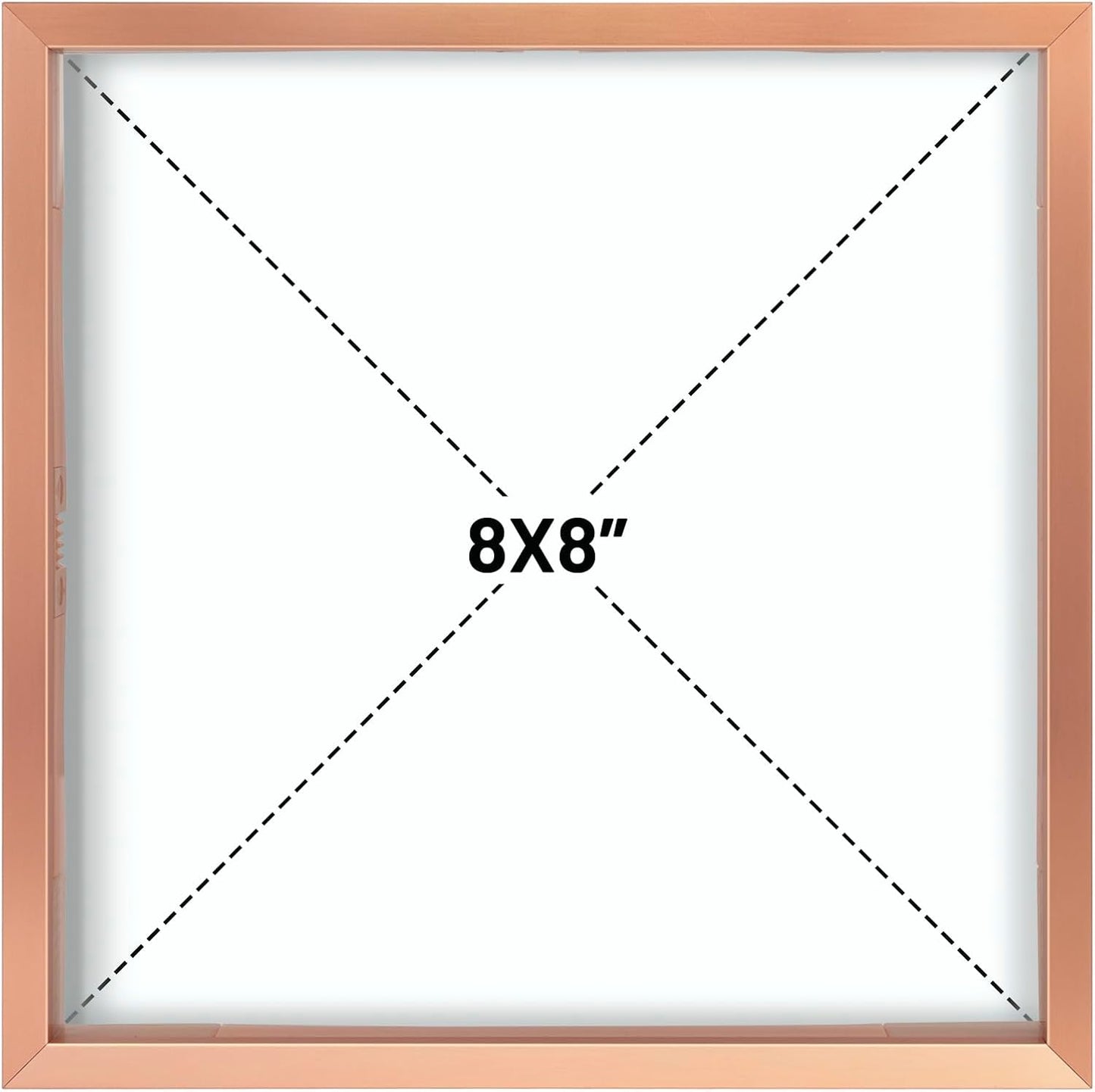 Frametory, Floating Picture Frame 12x16 - Black Aluminum Metal Photo Frame - Real Glass of Front - for Wall Mount Display