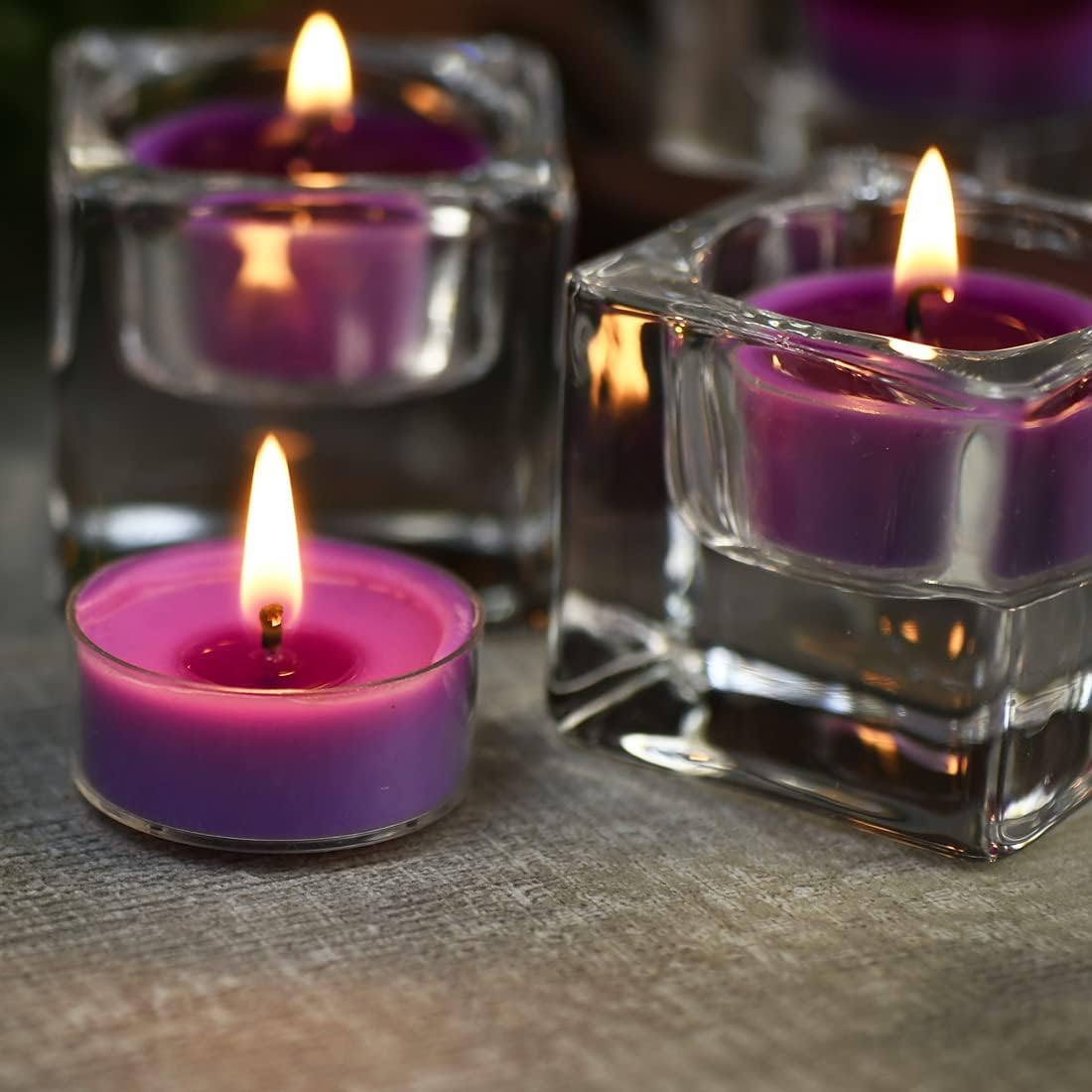 DEYBBY Natural Scented Soy Wax Tealight Candles Bulk, Romantic Rose Aromatherapy Luxury Tea Candle Set of 12-4 Hour Burn Time|Great for Valentine's Day, Birthday