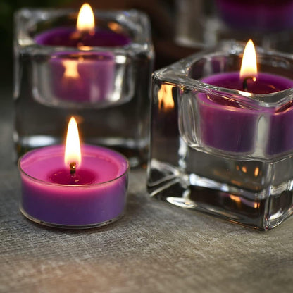DEYBBY Natural Scented Soy Wax Tealight Candles Bulk, Romantic Rose Aromatherapy Luxury Tea Candle Set of 12-4 Hour Burn Time|Great for Valentine's Day, Birthday