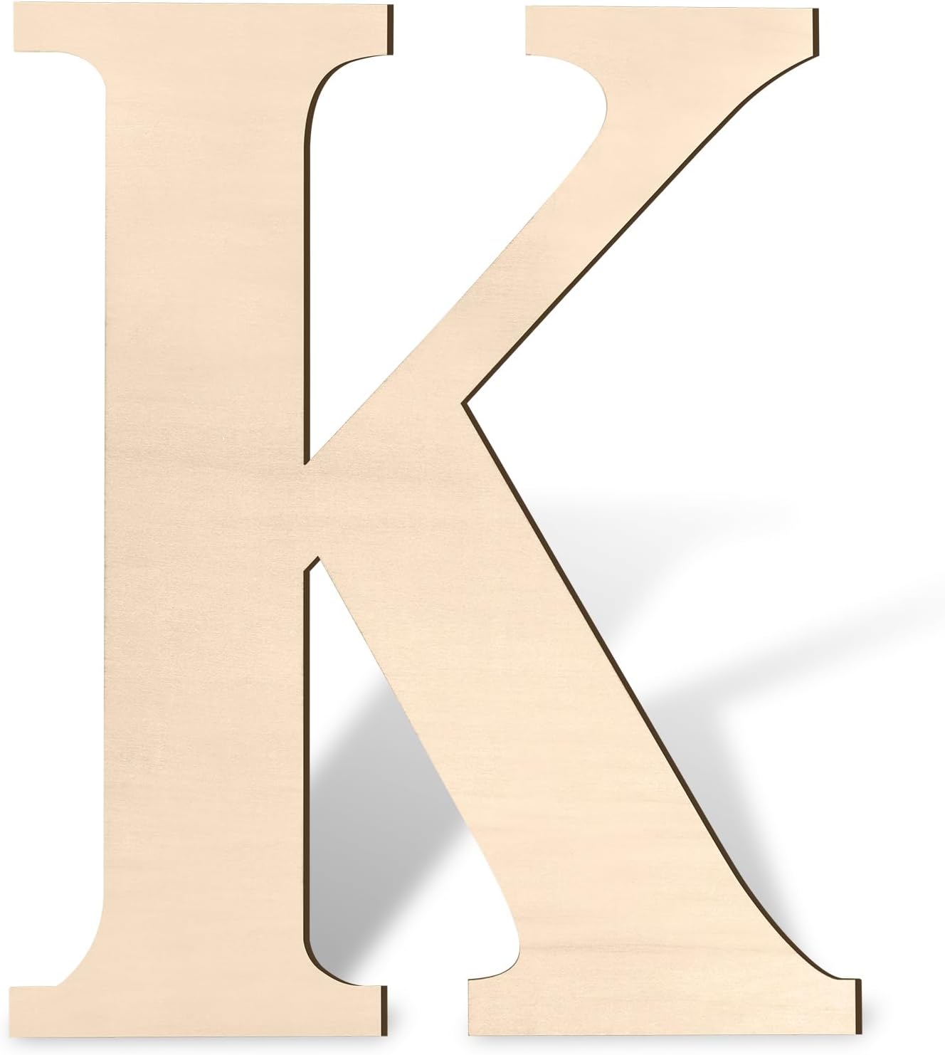 17 inch Large Wooden Sign & for Wall Decor, Big Wood Symbol &, Giant Paintable Blank Wooden Shapes for Crafts, Unfinished Wood Cutouts for Birthday Party, Rustic Wedding, Christmas Decor, Baby Shower