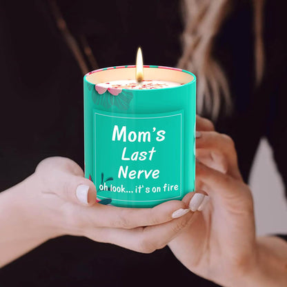 Gifts for Mom Birthday from Daughter Son, Christmas Stocking Stuffers Gifts for Mom Present Mothers Day Great ldeas Funny Unique New Mother Thanksgiving Adoptive 9oz Scented Candle