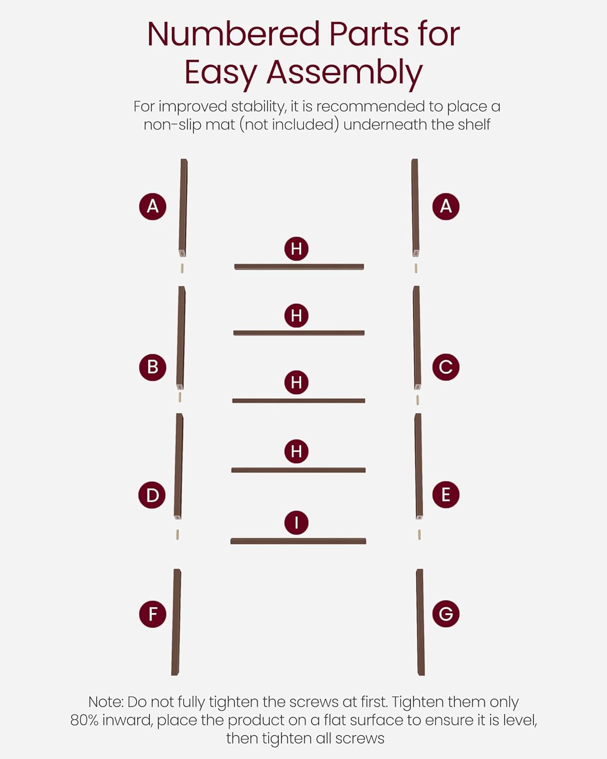 VASAGLE Blanket Ladder Decorative Farmhouse for The Living Room, 5-Tier Ladder Shelf, Ladder Rack for Storage and Decor, Honey Brown ULLS018K41