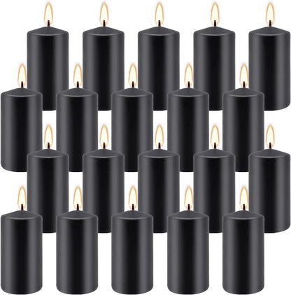 30-Pack 10-Color Taper Candles - 10 Inch Dripless & 10-Hour Burn｜Wedding/Birthday/Home Decor with Premium Wax
