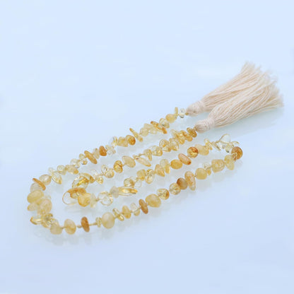 Gemstone Bead Garland with Tassel,31inch Farmhouse Rustic Country Table Decor Prayer Healing Beads Boho Wall Shelf Hanging Decoration (Turquoise Ball)