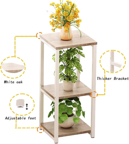 Plant Stand Indoor Corner Tall 2 Tier Metal Modern Flower Storage Plant Shelf Holder for Living Room Balcony Garden,Black (2 Tier-Black Round)