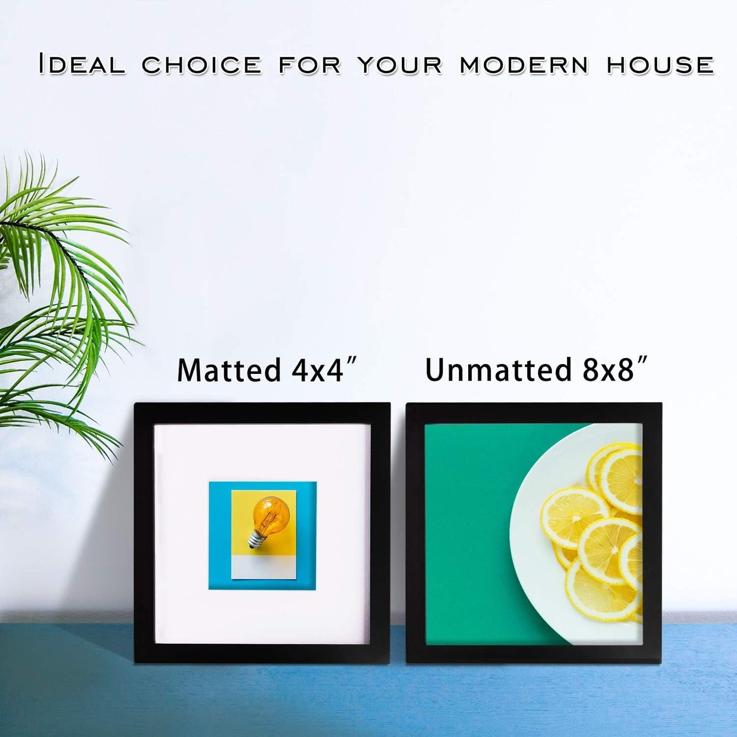 Egofine 12x16 Picture Frame Black, Covered by Plexiglass Made of Solid Wood, Display Pictures 9x12 and 11x14 with Mat or 12x16 Without Mat, for Wall Mounting Photo Frame - Colors B