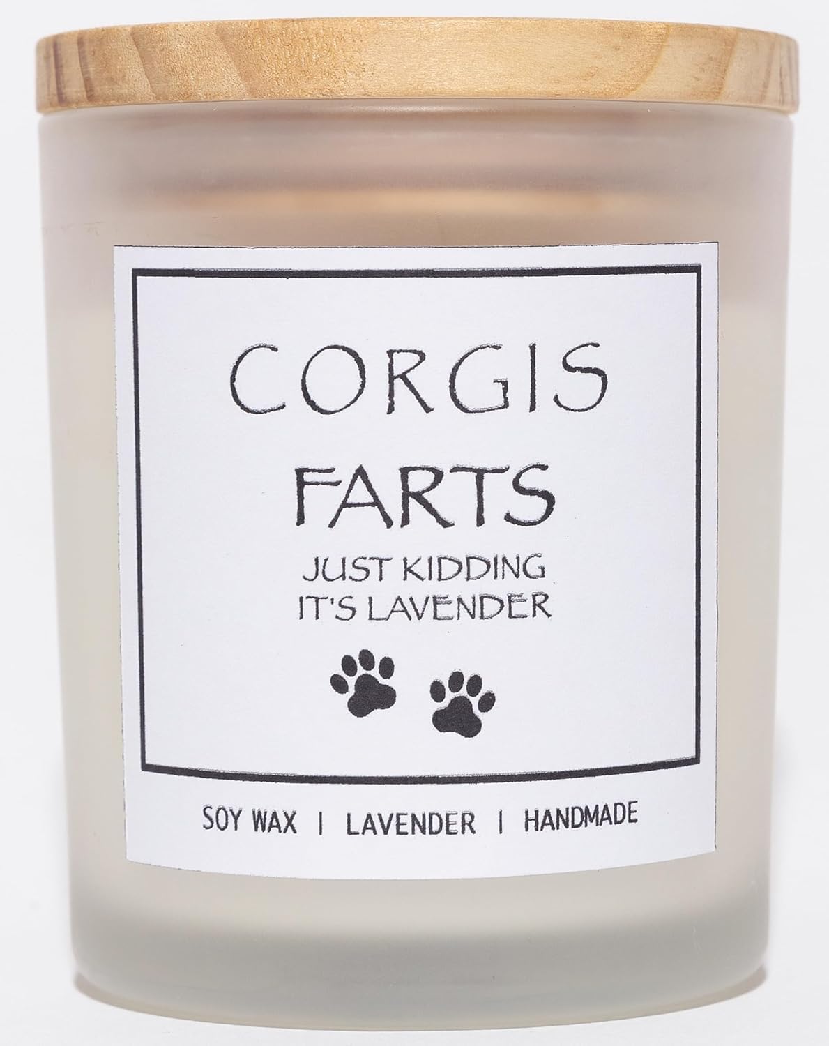 Pug Gifts & Decor, Dog Mom Gifts for Women, Dog Farts Candle, Pet Friendly Lavender Scented Candle