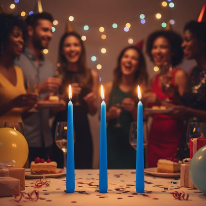 4 Pack White Taper Candles丨Taper Candles 10 Inch Dripless丨Unscented & Smokeless Candlesticks Bulk丨7-8 Hours Long Burning Tall Candles丨Ideal for Christmas Weddings Parties Dinner