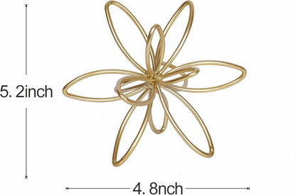Modern Geometric Round Sculpture Gold Knot Statue Decor Tabletop Sculpture and Figurines Round Decorative Ornaments Knick Knacks Home Decor for Shelves Coffee Table Bookshelf Decoration Gifts