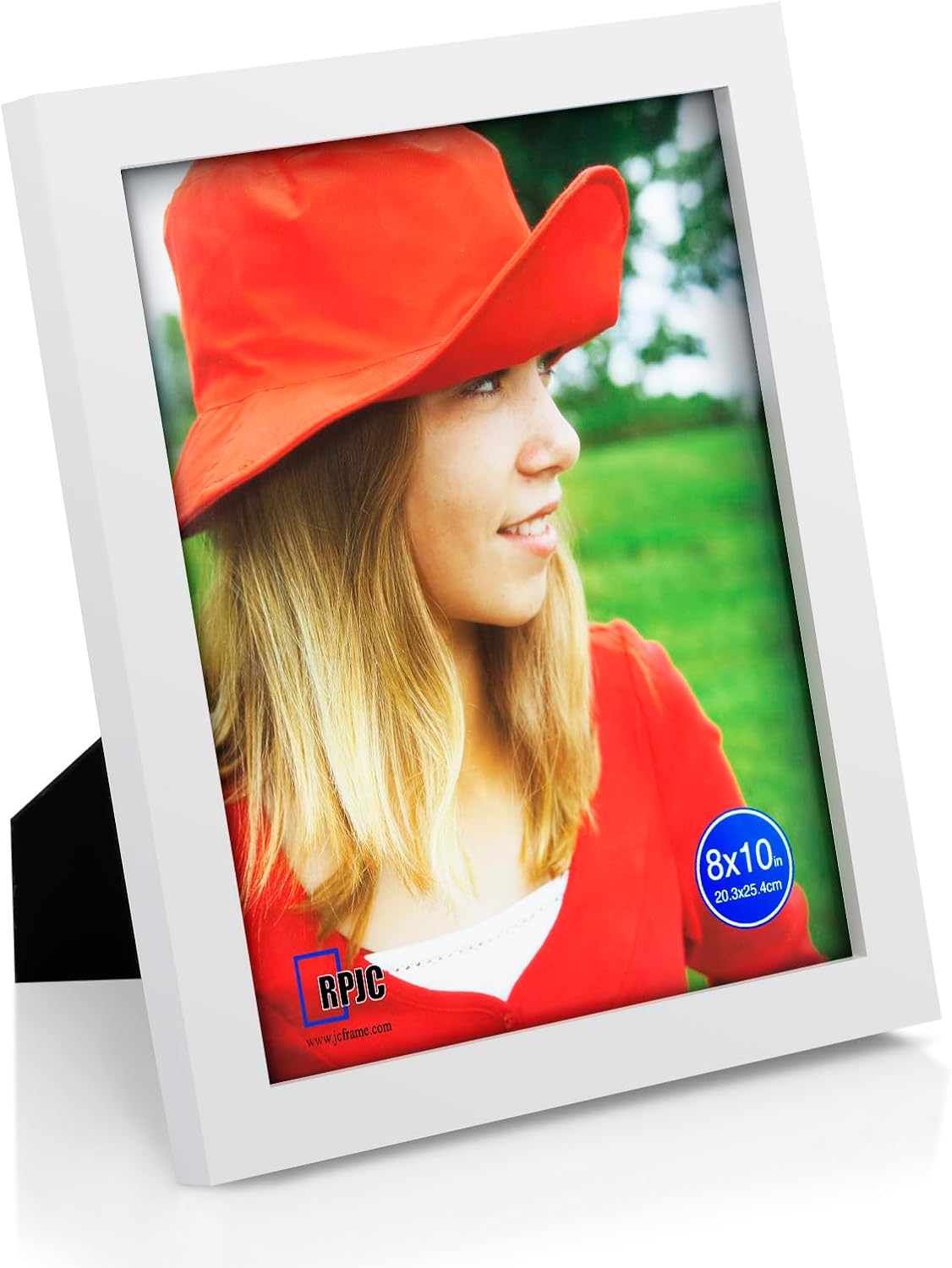 RPJC 5x7 Picture Frames Made of Solid Wood High Definition Glass for Table Top Display and Wall Mounting Photo Frame Black