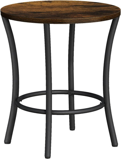 YINMIT Plant Stand Indoor,2 Tier Round Potted Holder Rack,Flower Pot Stand Shelf,Round Supports Rack,Corner Plant Shelf for Balcony Garden Patio Living Room,Brown