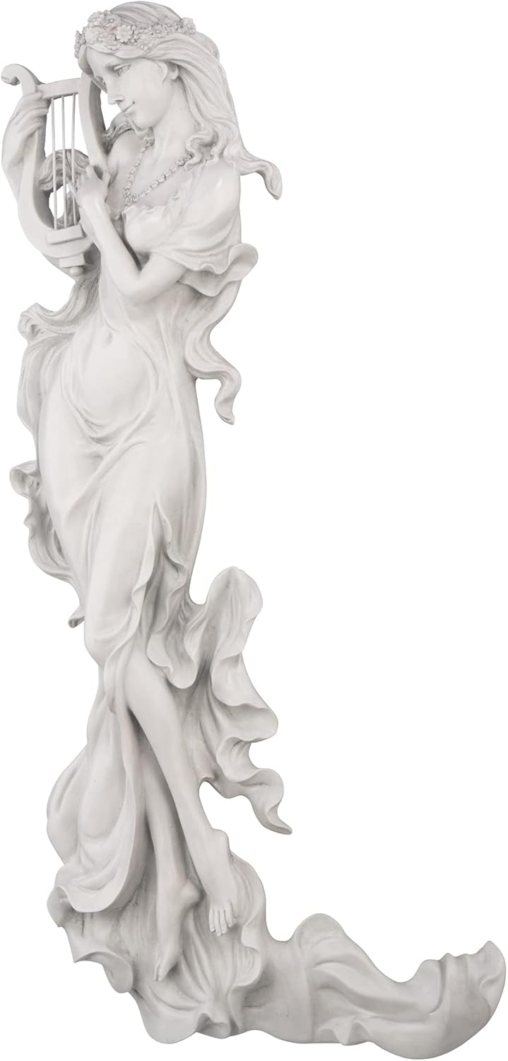 Design Toscano Musical Muse Wall Sculpture, Single