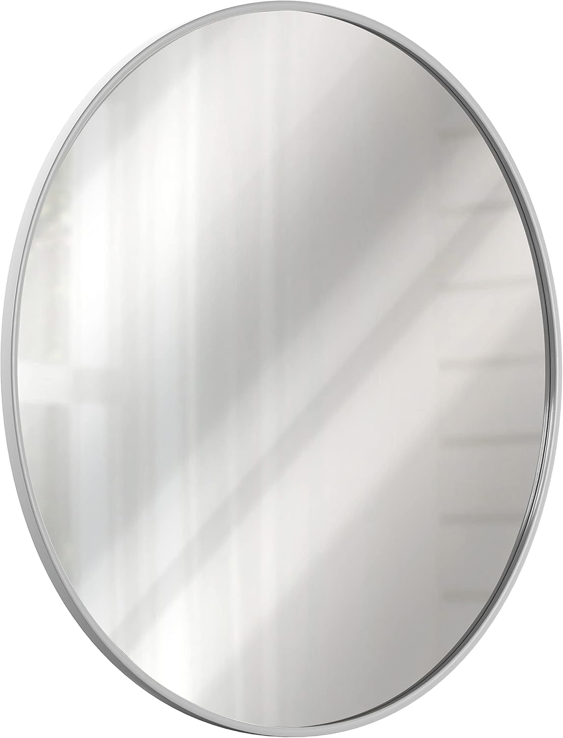 Gold Circle Wall Mirror 24 Inch Round Wall Mirror for Entryways, Washrooms, Living Rooms and More (Gold, 24")