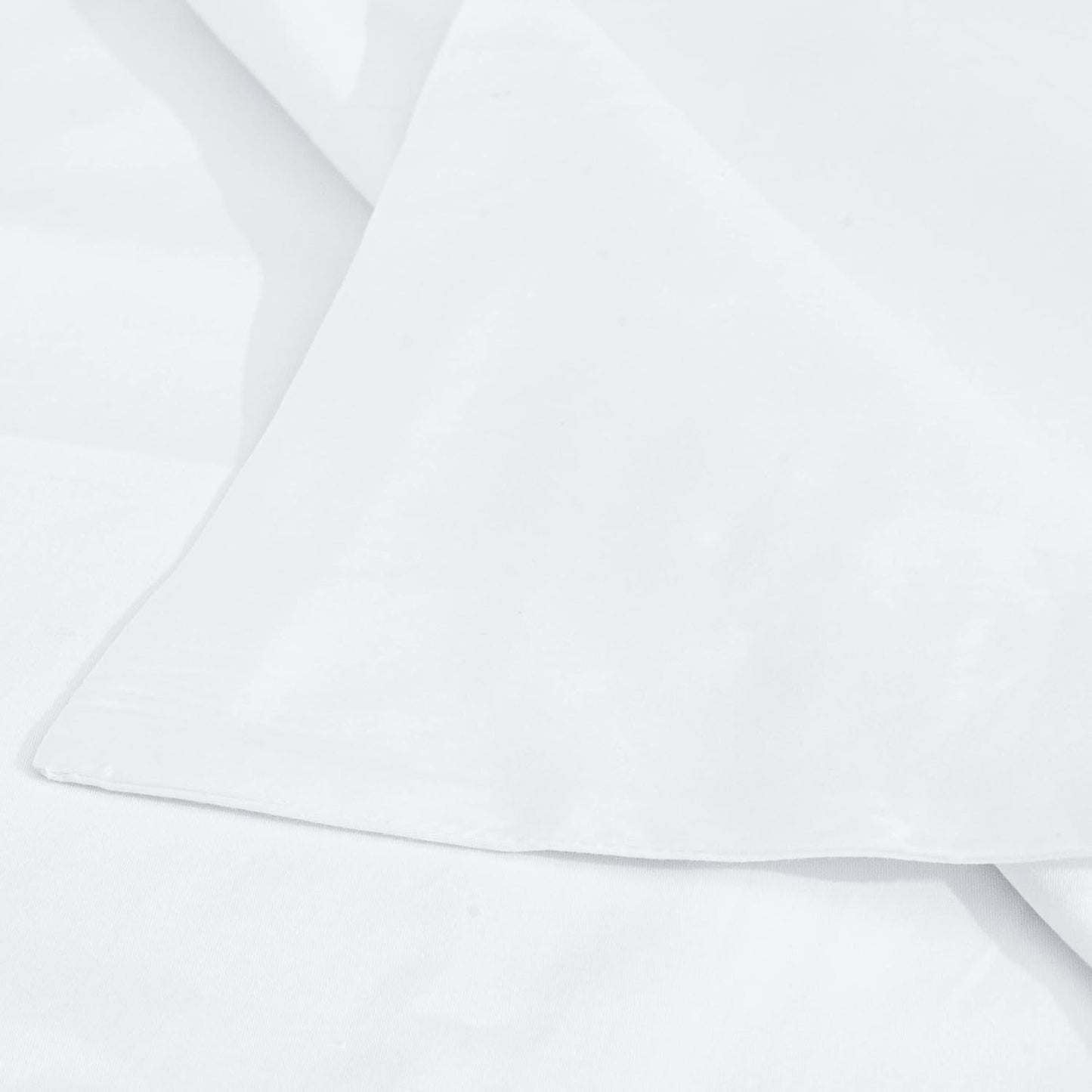 NTBAY Cotton 26x26 Euro Sham Covers - 500 Thread Count Egyptian Cotton Euro Pillow Covers, 2 Pack Super Soft and Breathable 26x26 Pillow Covers, Square Pillow Cases, White