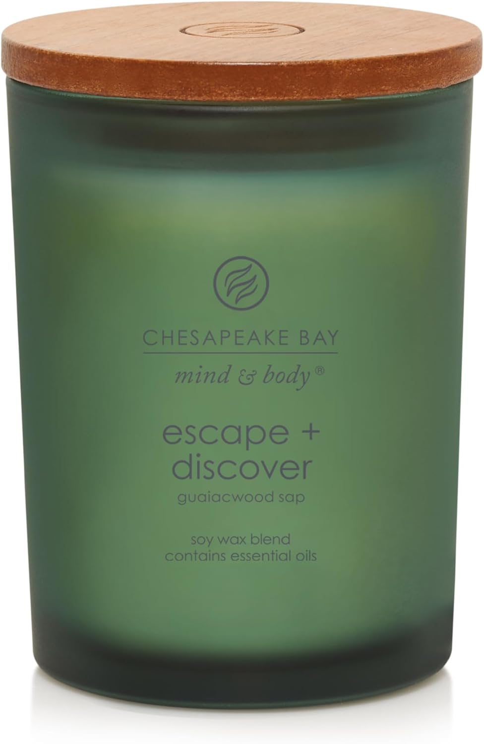 Chesapeake Bay Candle PT40886 Scented Candle Awaken + Invigorate (Lemongrass Eucalyptus) Medium Green Home Décor