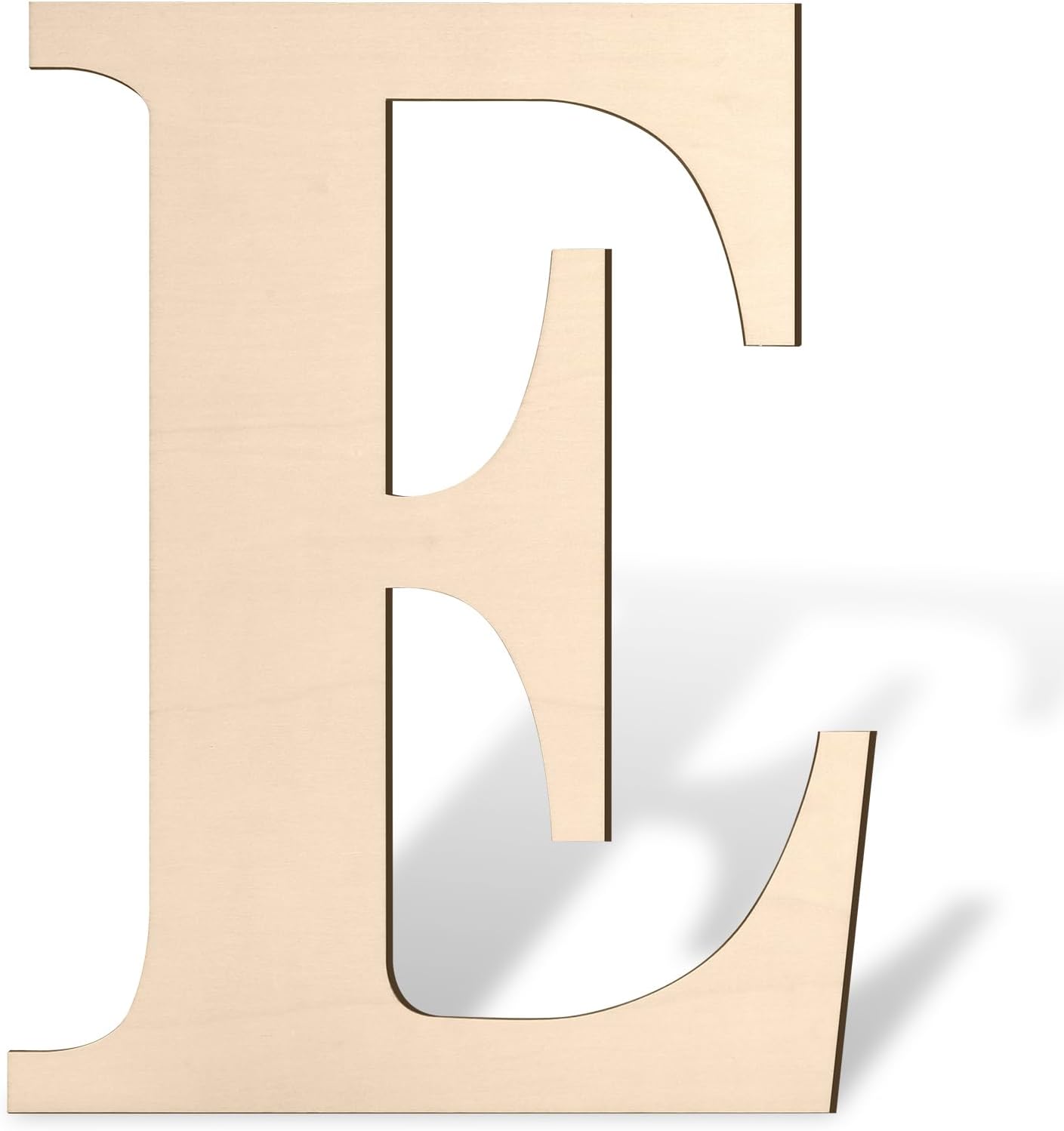 17 inch Large Wooden Sign & for Wall Decor, Big Wood Symbol &, Giant Paintable Blank Wooden Shapes for Crafts, Unfinished Wood Cutouts for Birthday Party, Rustic Wedding, Christmas Decor, Baby Shower